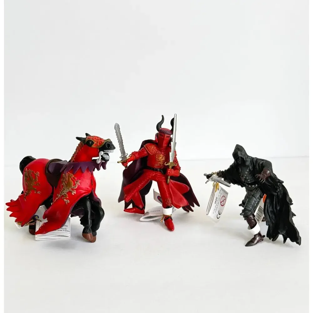 New Vintage Papco Demon of Darkness with Horse and Faceless Horseman 2002-2006